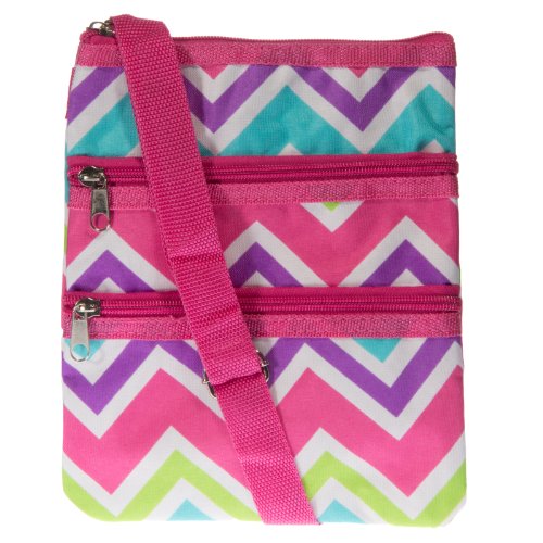 Crossbody Swingpack Bag (Pink Mix)