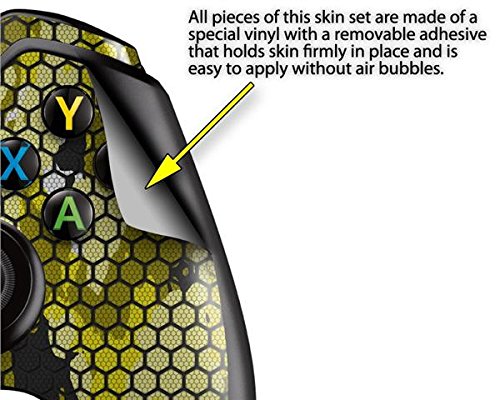 

HEX Mesh Camo 01 Yellow - Decal Style Skin fits Microsoft XBOX One Wireless Controller
