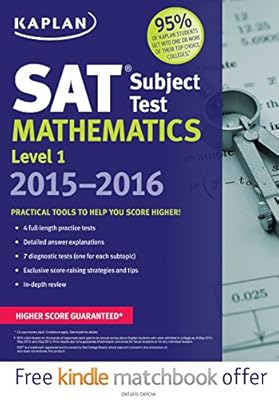 Kaplan SAT Subject Test Mathematics Level 1 2015-2016