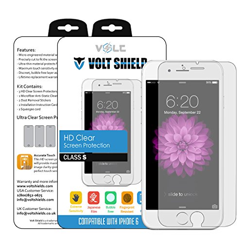iPhone 6 Screen Protector, Volt Shield Class S HD Clear iPhone 6 (4.7