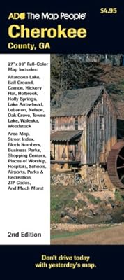 Cherokee County, Ga Map