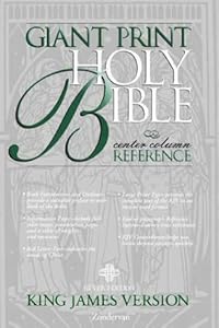 KJV Giant Print Reference Bible, Silver Edition
