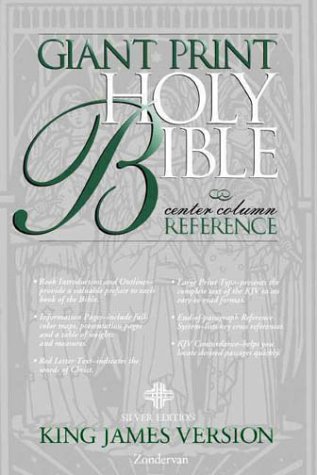 KJV Giant Print Reference Bible, Silver Edition by Anonymous
