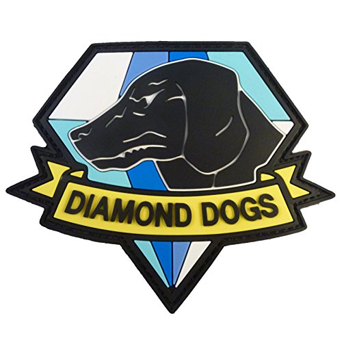 Diamond Dogs Metal Gear Solid Big Boss Snake PVC Rubber 3D Velcro Patch