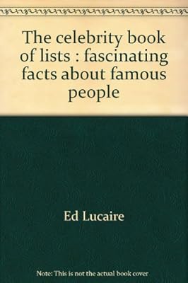 Celebrity Book of Lists