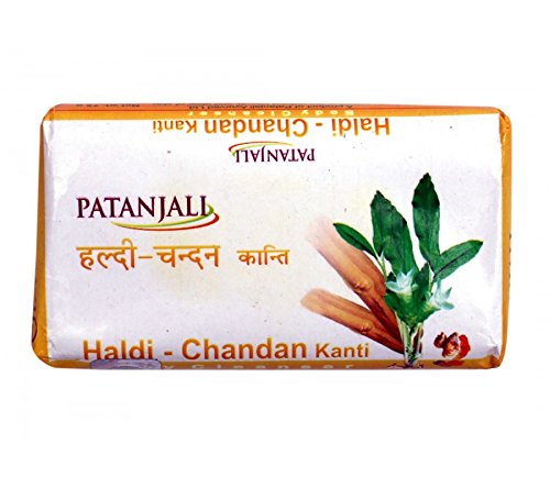 Patanjali Haldi Chandan Soap- 150g (Pack of 5) Patanjali Haldi Chandan Soap- 150g (Pack of 5)