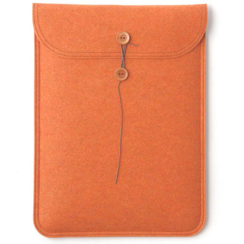 ハンドメイドフェルトケース　MacBook Air11インチ用　オレンジ