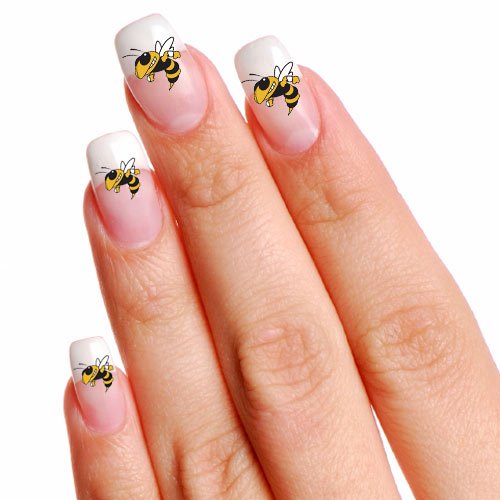 Georgia Tech Yellow Jackets 16 Mini Temporary Nail Tattoos ()