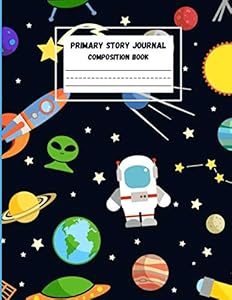 Primary Story Journal Composition Book: Dotted Midline and Picture Space - Grades K-2 School Exercise Book - 100 Story Pages - Kids Space Composition - 8,5" x 11" (21,6 x 27,9 cm) by AST Editions