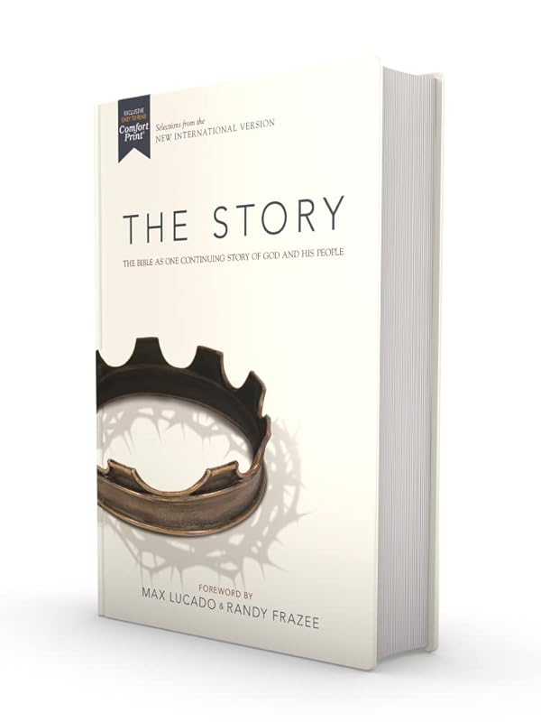 NIV, The Story, Hardcover, Comfort Print: The Bible as One Continuing Story of God and His People by Zondervan