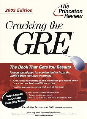 Cracking the GRE, 2003 Edition (Graduate Test Prep)