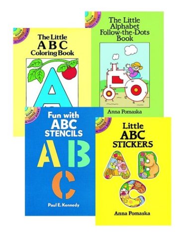 Little ABC Fun Set: Four Complete Books by Anna Pomaska