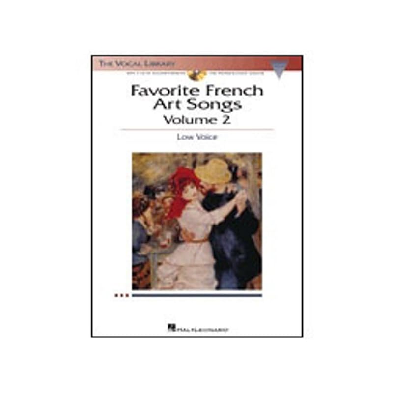 Favorite French Art Songs: Volume 2 - Low Voice (The Vocal Library Series) by Various