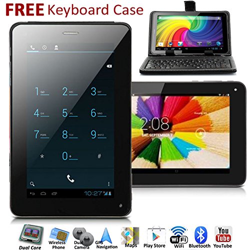 indigi Unlocked 7in LCD Phablet Android 4.0 Smart Phone Tablet PC  with Free Bluetooth Earphone