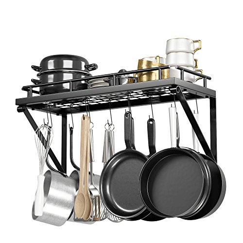 Algopix Similar Product 1 - Pot Rack Organizer with Upgraded