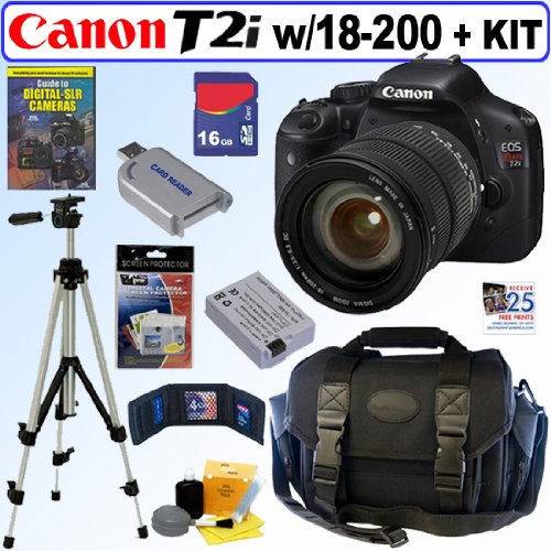 Black Friday Canon EOS Rebel T2i 18 MP CMOS APSC Digital SLR Camera