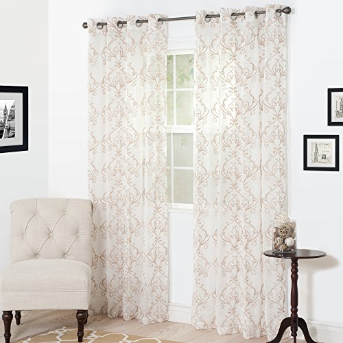 Algopix Similar Product 5 - Lavish Home Valencia Embroidered