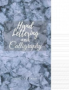 Hand Lettering and Calligraphy Practice Book: 55 Degree Slanted Angle Calligraphy Guide (35 pages) , Dashed Line Handwriting Practice (35 pages) & Dot Grid Paper (35 pages) / 105 Pages by Lettering and Calligraphy Haus Co.