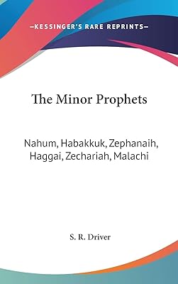 The Minor Prophets: Nahum, Habakkuk, Zephanaih, Haggai, Zechariah, Malachi