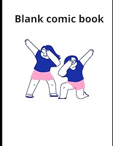Blank comic book: Draw your own comic in minutes
