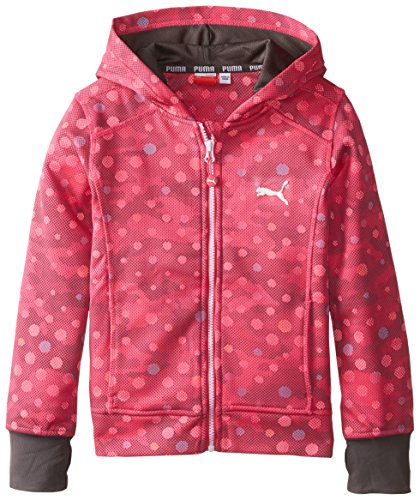 

PUMA Big Girls' Optical Dot Zip Hoodie