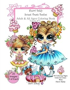 Sherri Baldy My-Besties Sweet Treats Adult coloring book by Sherri Ann Baldy