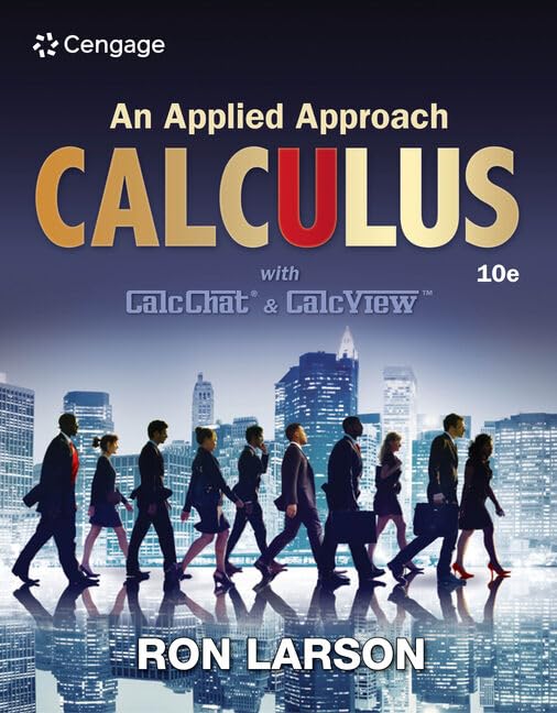 Calculus: An Applied Approach, Brief by Ron Larson