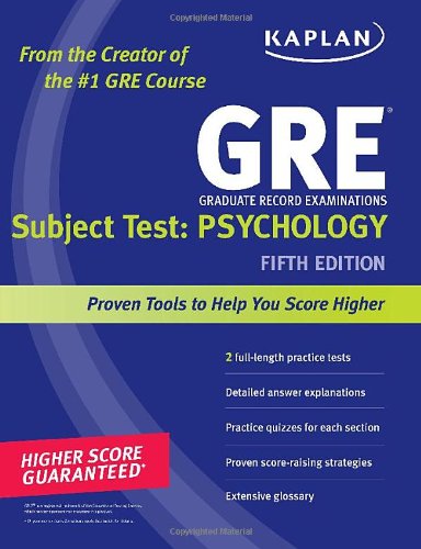 GRE Subject Test: Psychology, 5th Edition by Kaplan
