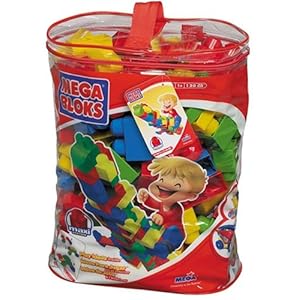 Mega Bloks 8138 - Bausteinbeutel, 120 Teile Primärfarben