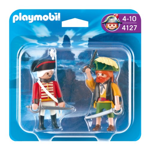 PLAYMOBIL Pirate and Redcoat Soldier