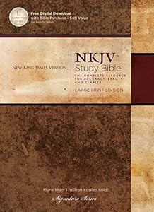 The NKJV Study Bible: Large Print Edition by Thomas Nelson