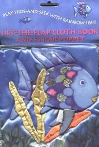 Rainbow Fish Hide and Seek Cloth Book & Finger Puppet