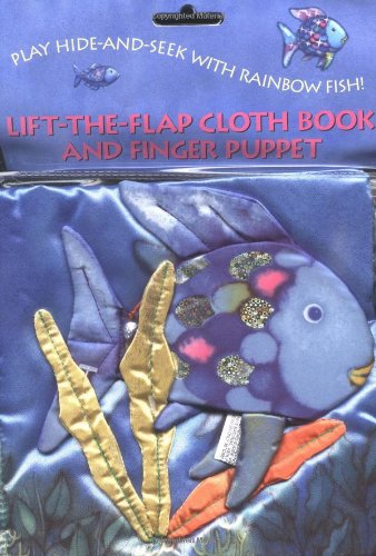 Rainbow Fish Hide and Seek Cloth Book & Finger Puppet by Marcus Pfister