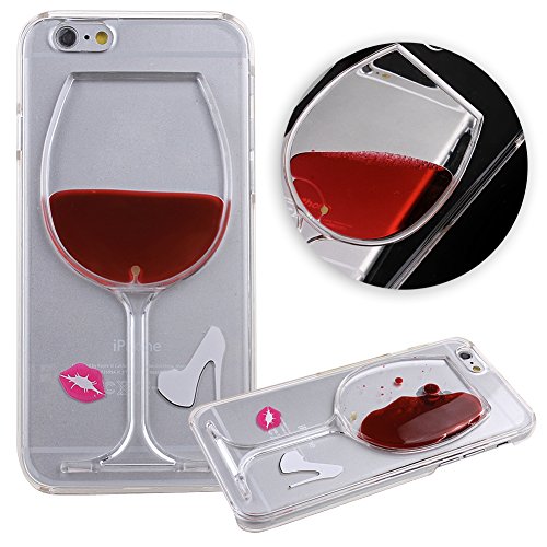 iPhone 5S Case,Liquid Case For iPhone 5/5S ,UZZO iPhone 5/5S Creative Water Droplets Design Transparent 3D Flowing Liquid Swimming Magic Maze Slim Plastic Hard Case Cover Scratch Resistant for Apple iPhone 5/5S