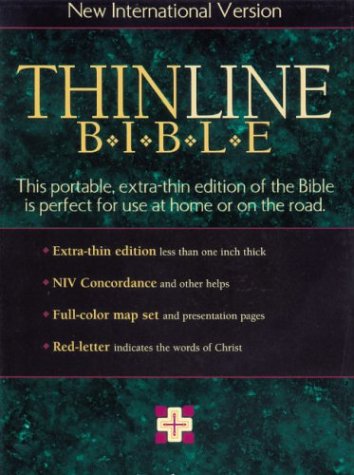 NIV Thinline Bible, Large Print by Zondervan