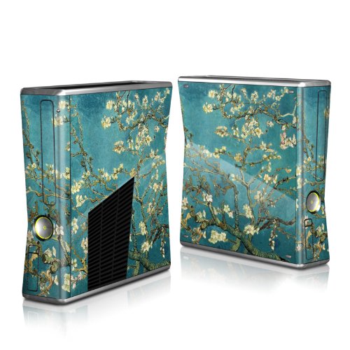 

Blossoming Almond Tree Design Protector Skin Decal Sticker for Xbox 360 S Game Console Full Body