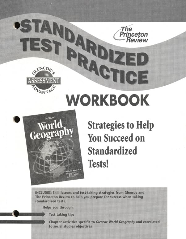Glencoe World Geography, Standardized Test Practice Workbook, Student Edition by McGraw-Hill Education