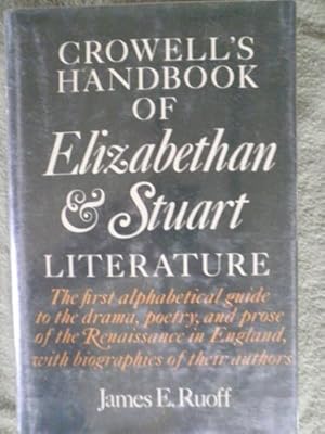 Crowell's handbook of Elizabethan & Stuart literature
