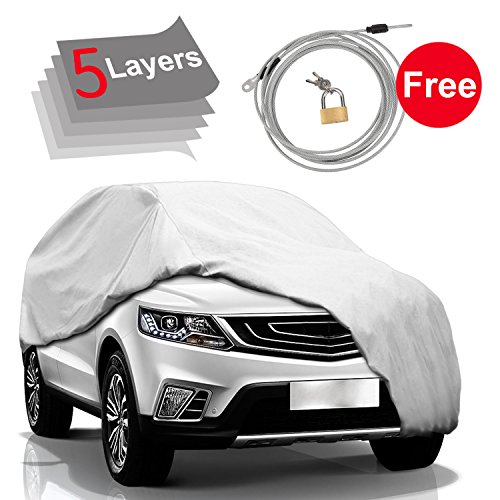Algopix Similar Product 1 - KAKIT Car Cover SUV 5 Layers SUV Cover
