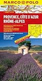 Frankreich. 1:300000: MARCO POLO Regionalkarte Provence/Côte d´Azur/Rhône-Alpes: TEIL 8 - Mairdumont