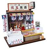 ビリー 手作りドールハウスキット 懐かしの市場キット 菓子パン屋 8665