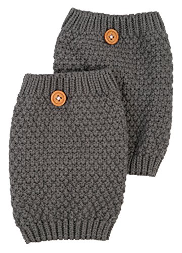 Funky Junque's Popcorn Stitch Button Boot Cuff
