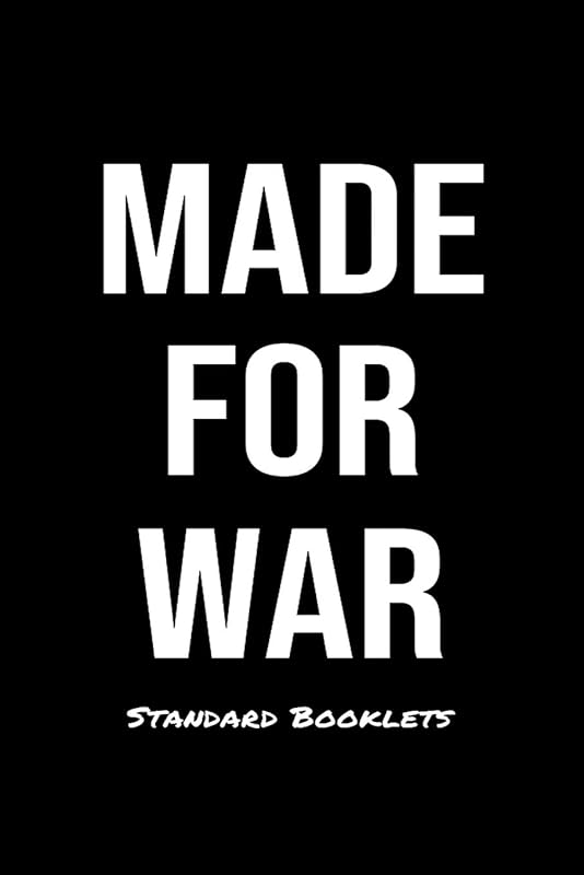 Made For War Standard Booklets: A softcover fitness tracker to record five exercises for five days worth of workouts. by Standard Booklets