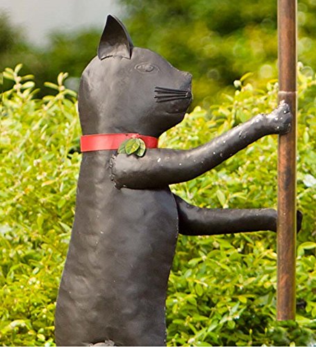 

Handcrafted Cat And Mouse Balancer Garden Accent