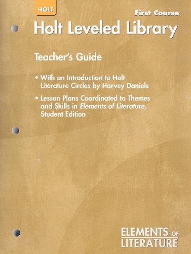 Elements of Literature: First Course by Inc. Holt, Rinehart, and Winston