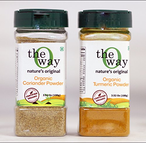 Algopix Similar Product 7 - The O Way Organic Spice Jar Set 3 jars