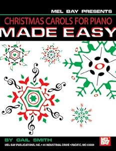 Mel Bay Christmas Carols For Piano Made Easy