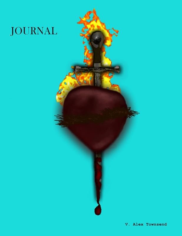 JOURNAL: Sacred Heart of Jesus, Aqua (Sacred Heart Series) by V. Alex Townsend