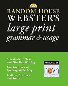 Random House Webster's Large Print Grammar & Usage (Random House Reference)