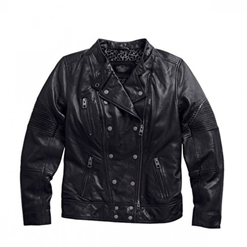 Algopix Similar Product 4 - H-D Waxed Lambskin Leather Jacket - L